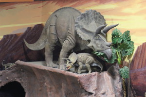 Cretaceous Period Exhibit at Naranjo Museum of Natural History